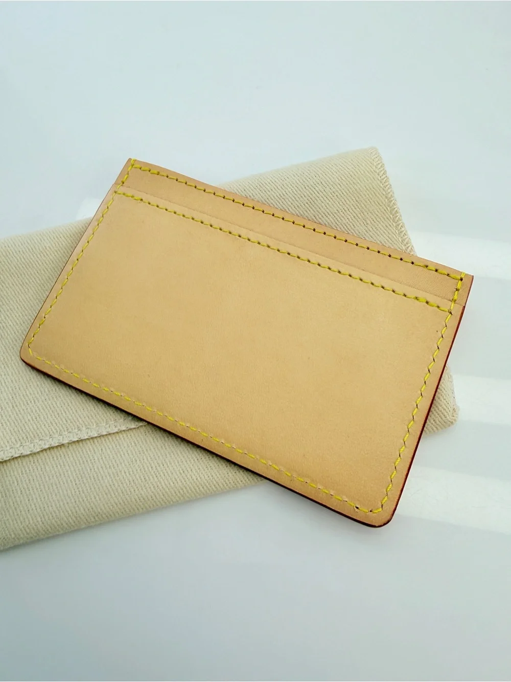 Louis Vuitton Rare Vachetta Voyages Card Holder